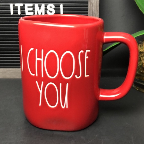 🆕😍 NEW Rae Dunn I CHOOSE YOU Red Mug - Picture 4 of 12